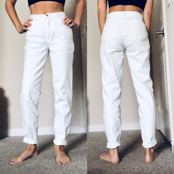 Vintage Denim - SALE 🎉VINTAGE DENIM BOYFRIEND WHITE HIGH WAIST